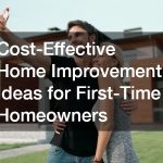 Cost-Effective Home Improvement Ideas for First-Time Homeowners